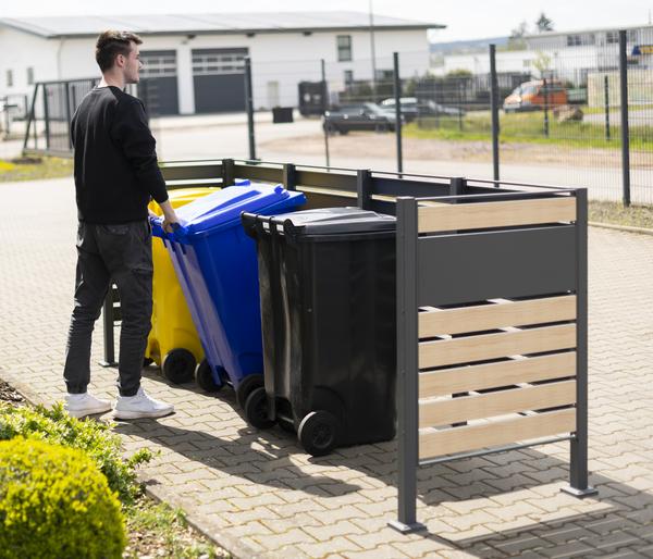 Westmann Mülltonnenverkleidung Planum 4er