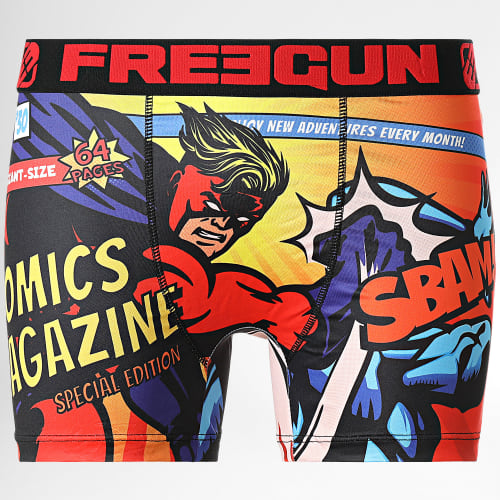 Boxer Comics Magazine Rouge Jaune