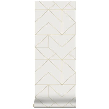 Vliesbehang Geo Goud (111533)