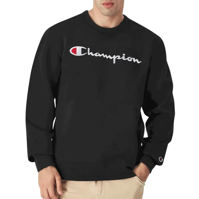 Champion Big Logo Fleece Crewneck Sweater Heren