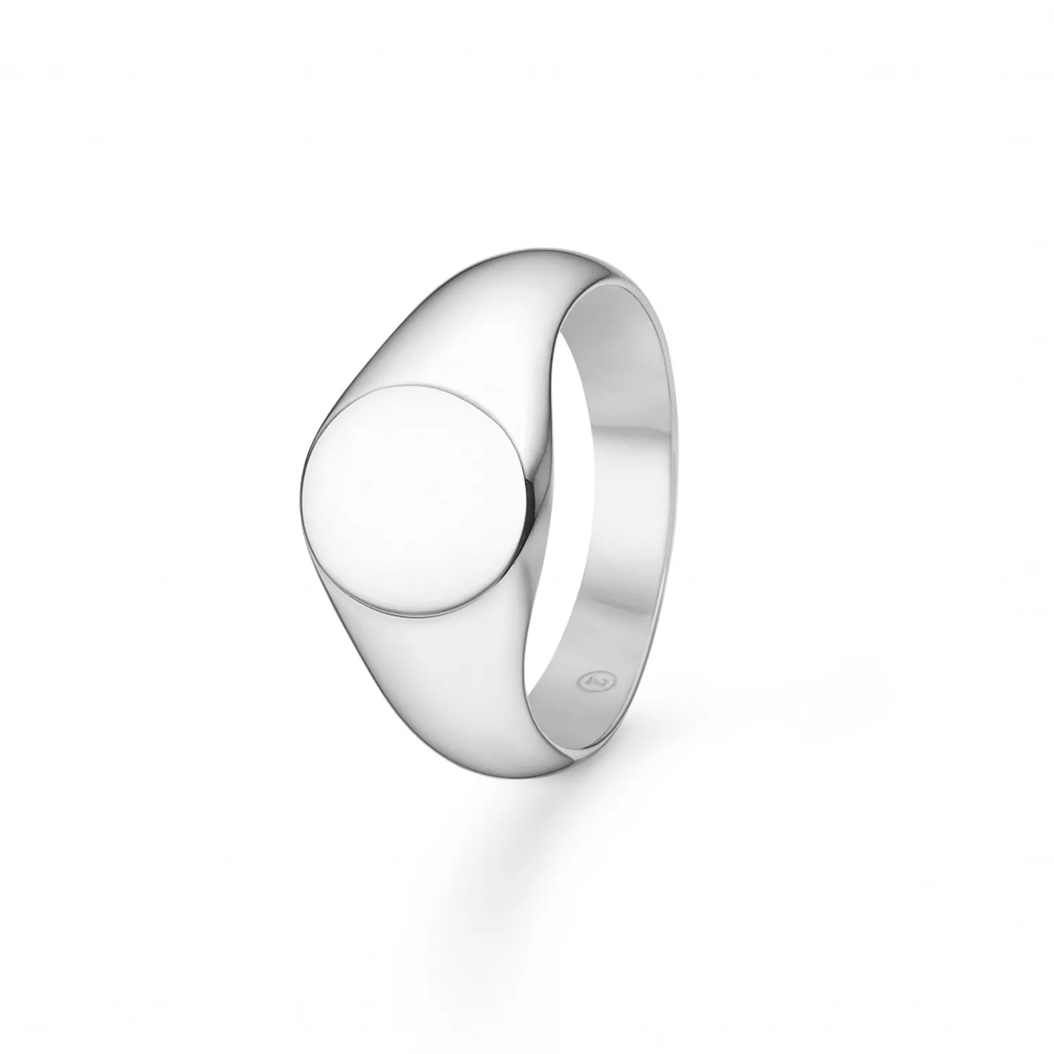 Mads Z Signet Round Ring Sølv 3140181