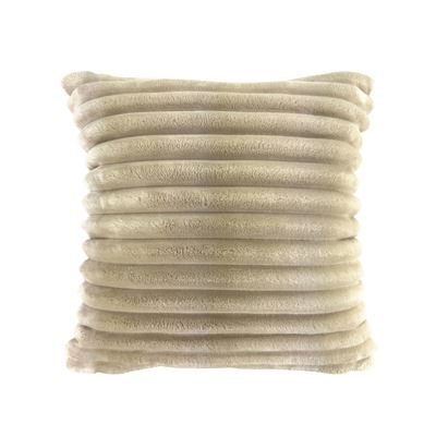 Jeté de lit peluche grosses côtes