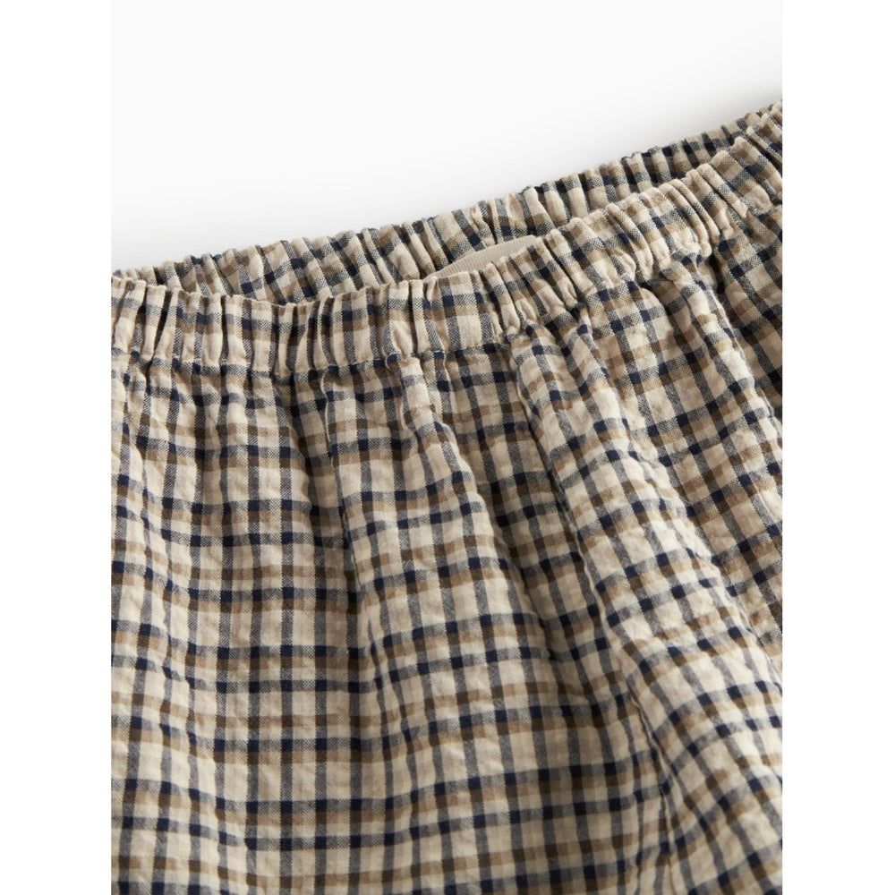 Køb MarMar Seersucker Check Pilot Navy Check Palle Bukser