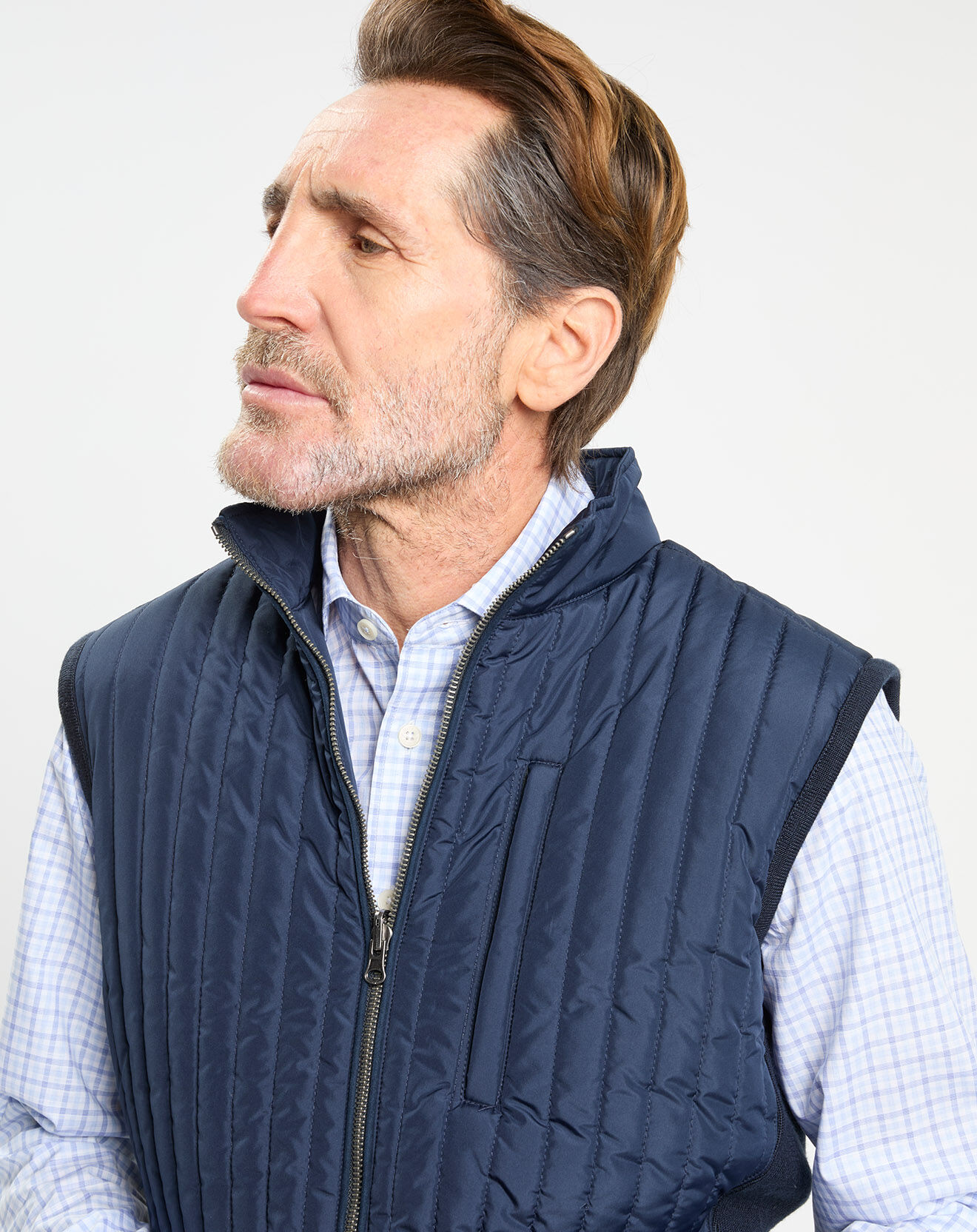 Hackett London Doudoune sans manches bleue