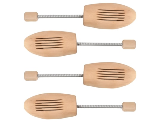 VIDAXL - Embauchoirs 2 paires eu 39-42 bois massif lotus