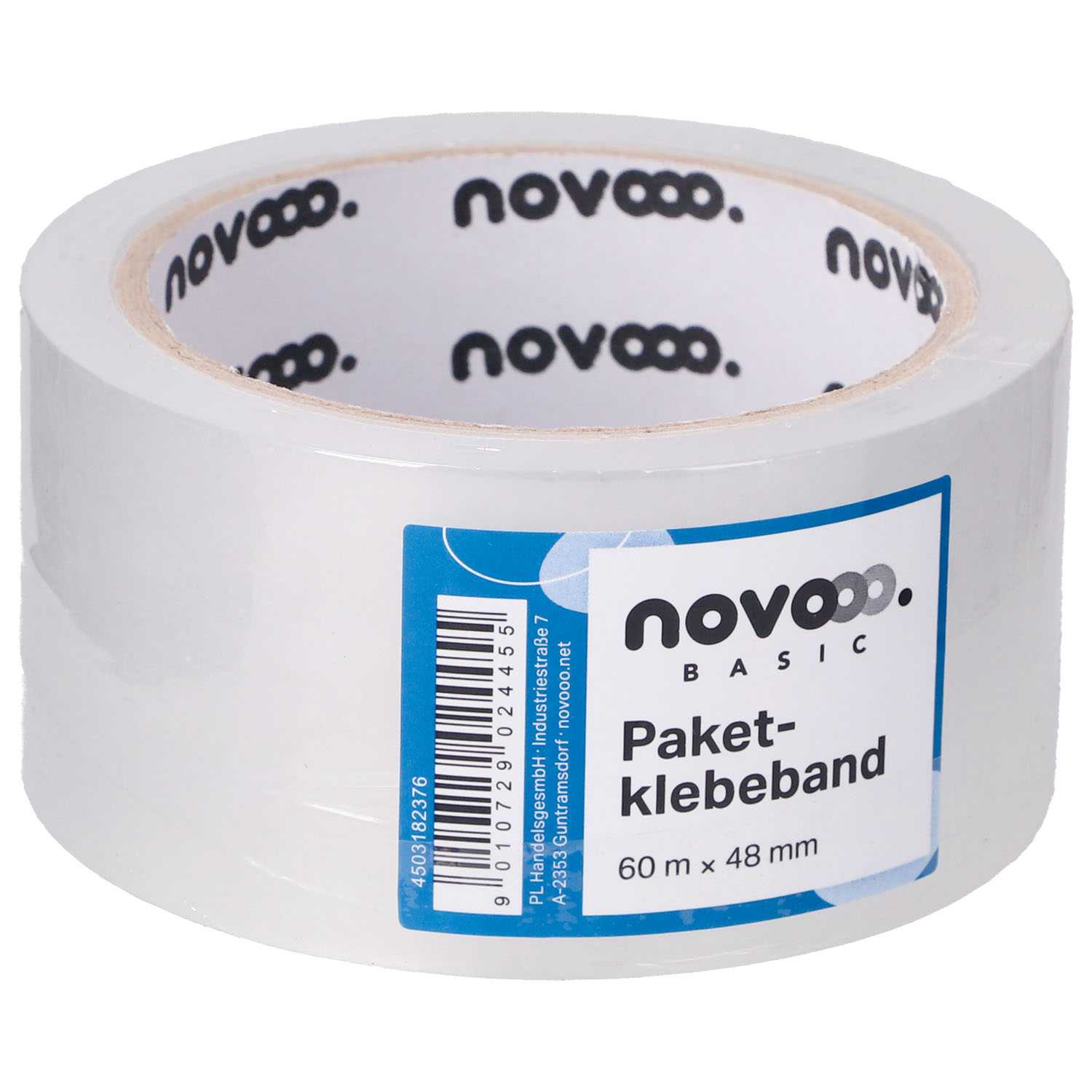 novooo Paketklebeband 48mmx60m transparent