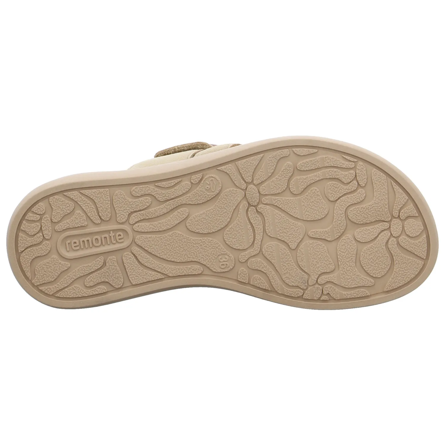 REMONTE Pantolette Beige Leder