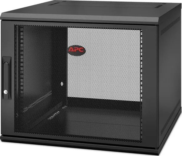 APC NetShelter WX AR109SH6 - Kabinet - vægmonterbar - sort - 9U - 19