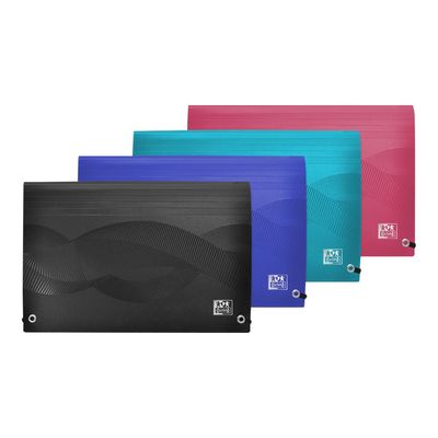 Oxford Osmose - Trieur extensible 8 positions - format A5 - disponible dans différentes couleurs