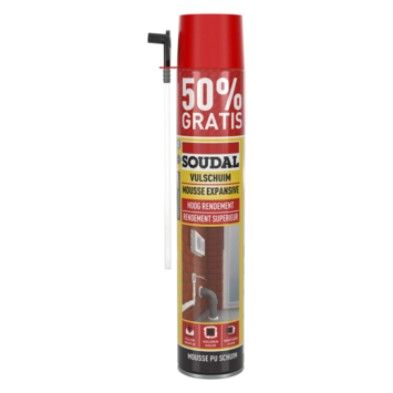 Soudal PU-schuim 500+250 ml