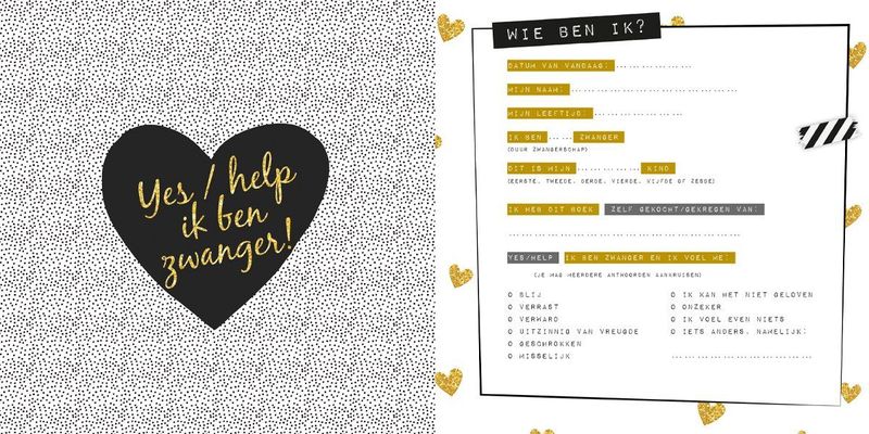 Negen maandenboek - Zwangerschapsdagboek