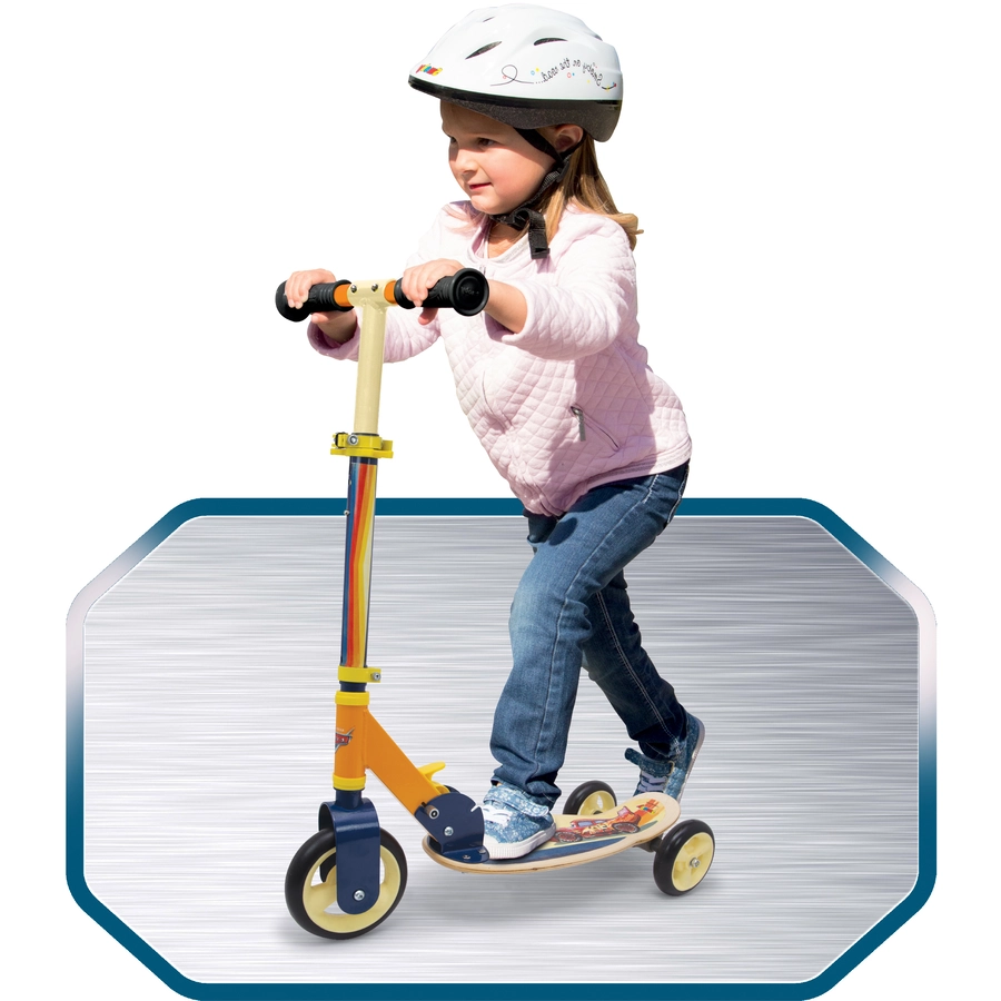 Smoby Cars Wooden Scooter, 3 Räder