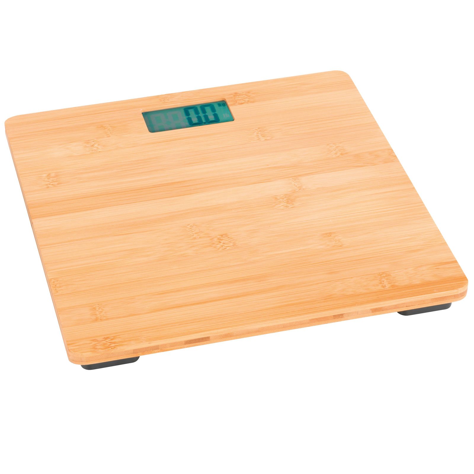 WENKO Personenwaage TERRA - Bambus - bis 180 kg