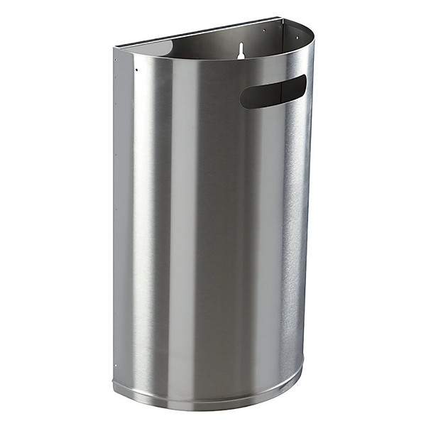 Corbeille murale Arkea  inox brossé Rossignol 40 L