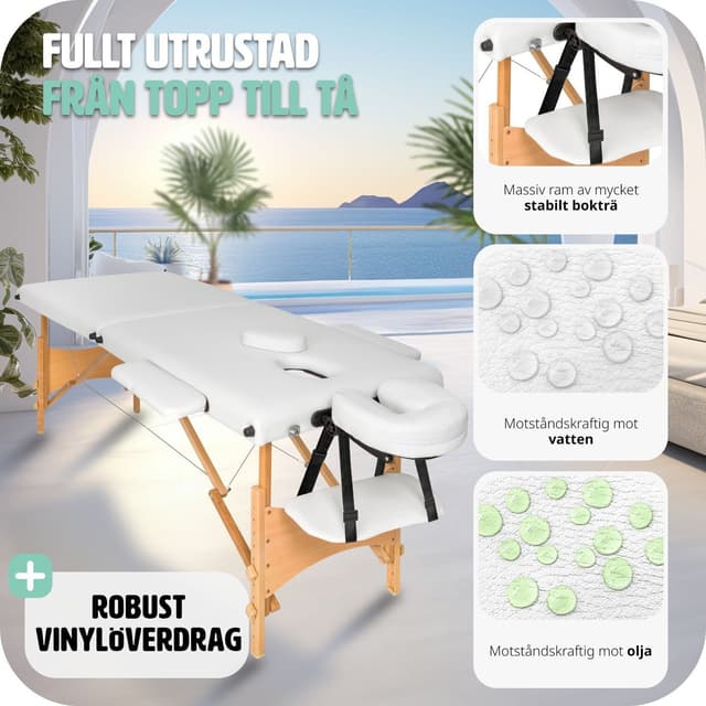 Massagebriks med 2 zoner, 5cm polstring + taske