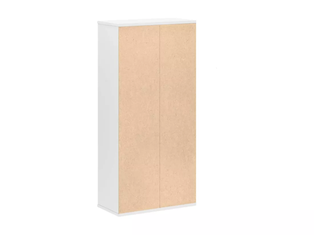 Bibliothèque blanc 50x25x105 cm bois d'ingénierie