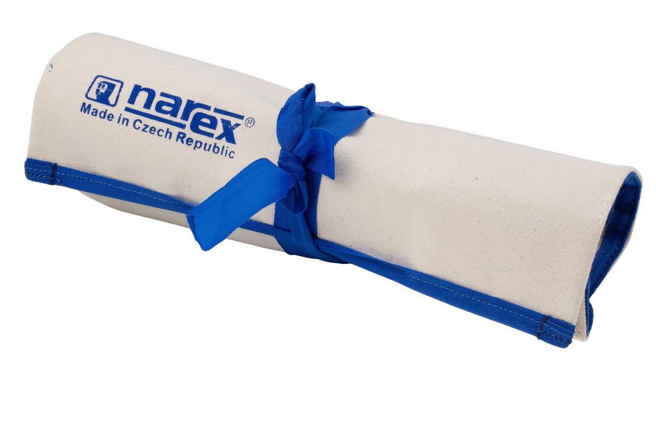 Narex Wood Line Plus Premium Bevel Edge Chisel Set 863821, beitelset 6-12-16-20-26 mm in gereedschapsrol, 5-delig