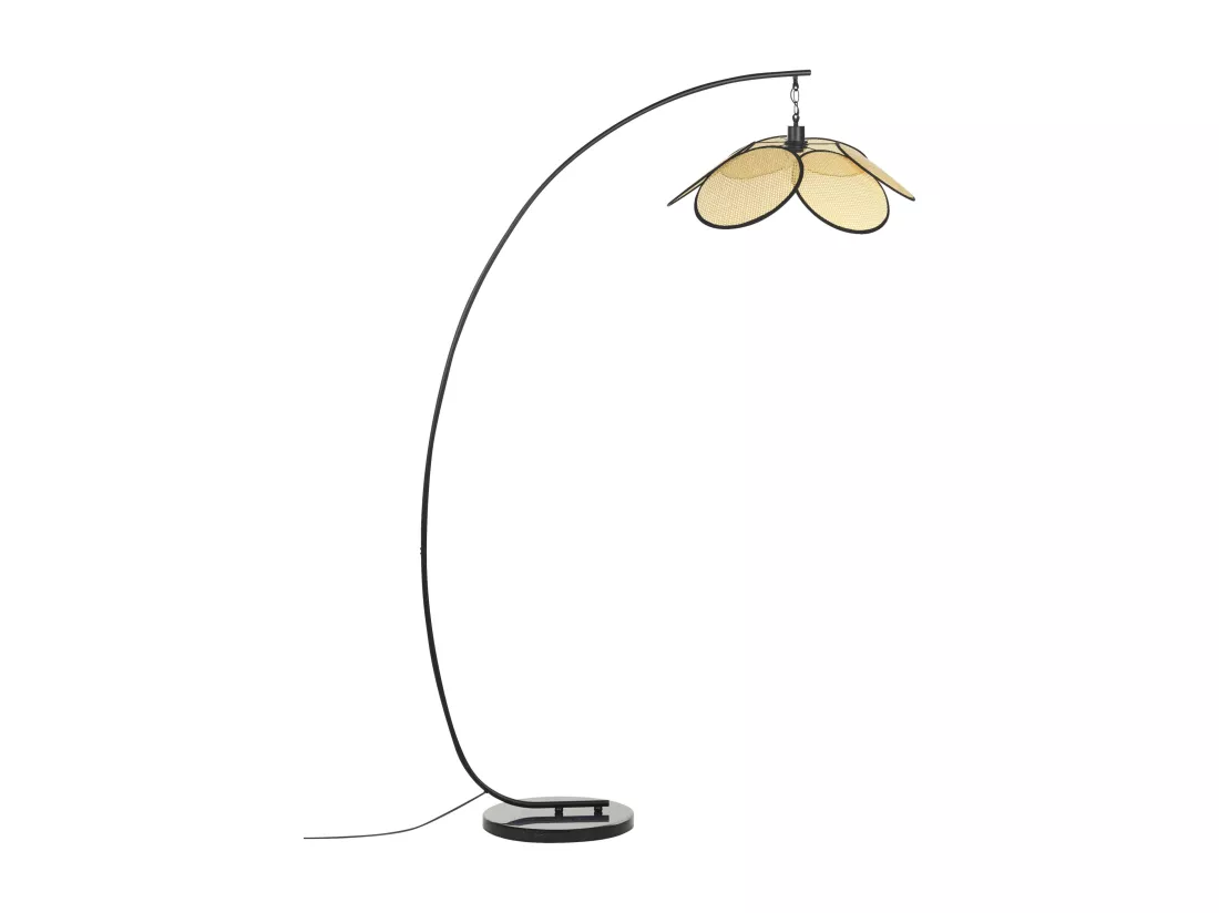 Lampadaire MERRICA Métal Noir