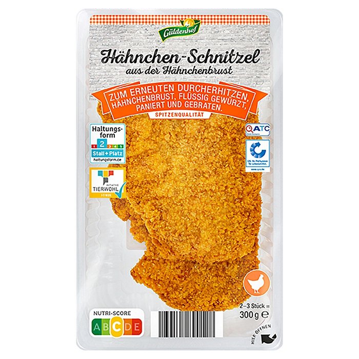 GÜLDENHOF Hähnchenschnitzel 300 g