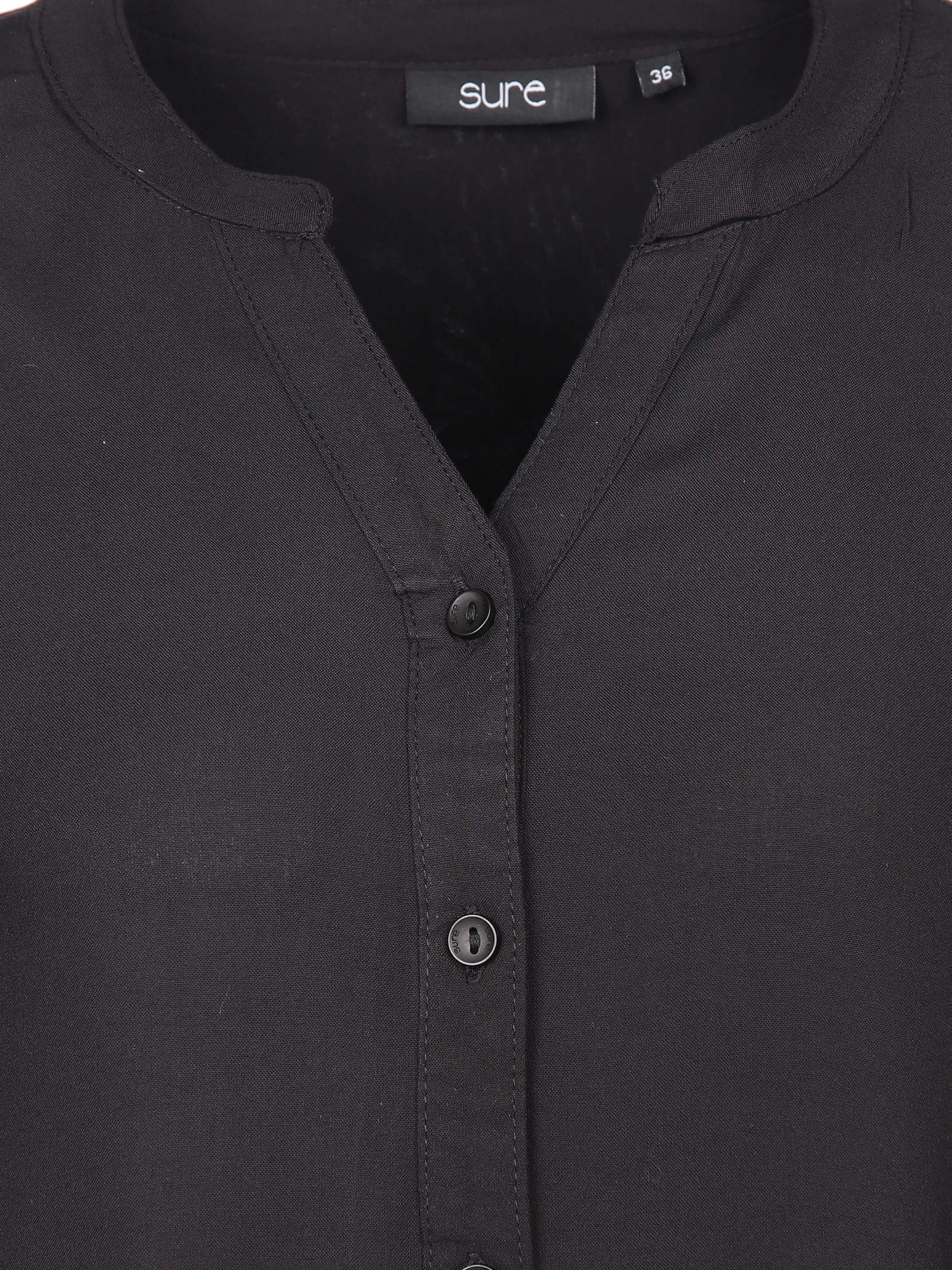 Damen Schlupfbluse unifarben