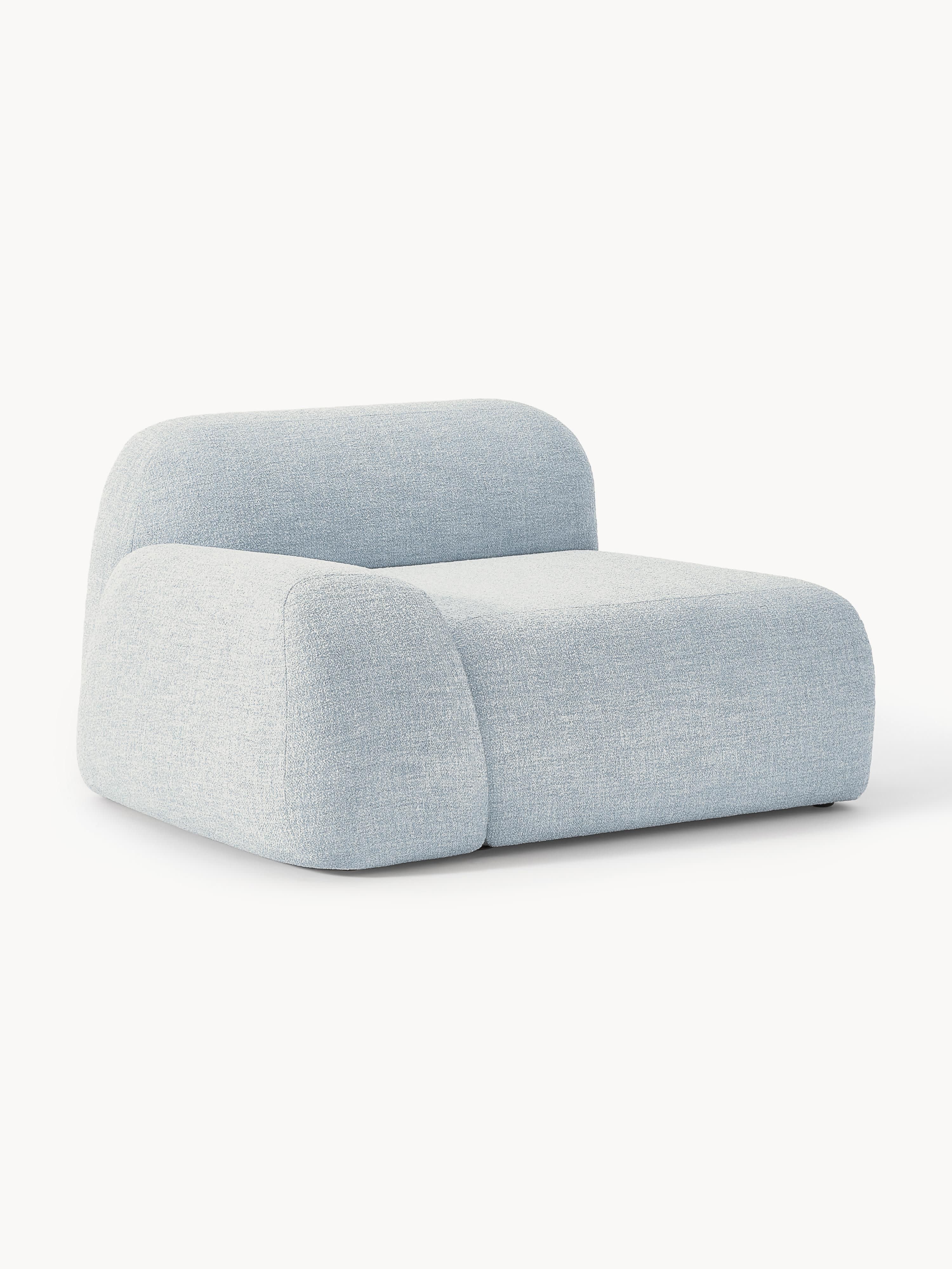 Hoekmodule Wolke van bouclé