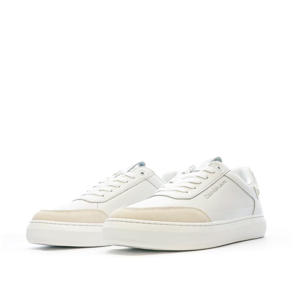 Calvin Klein Jeans Baskets Blanches Homme Calvin Klein Jeans Casual Cupsole
