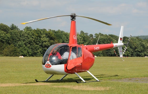 Hubschrauber-Rundflug in Paderborn als Geschenk