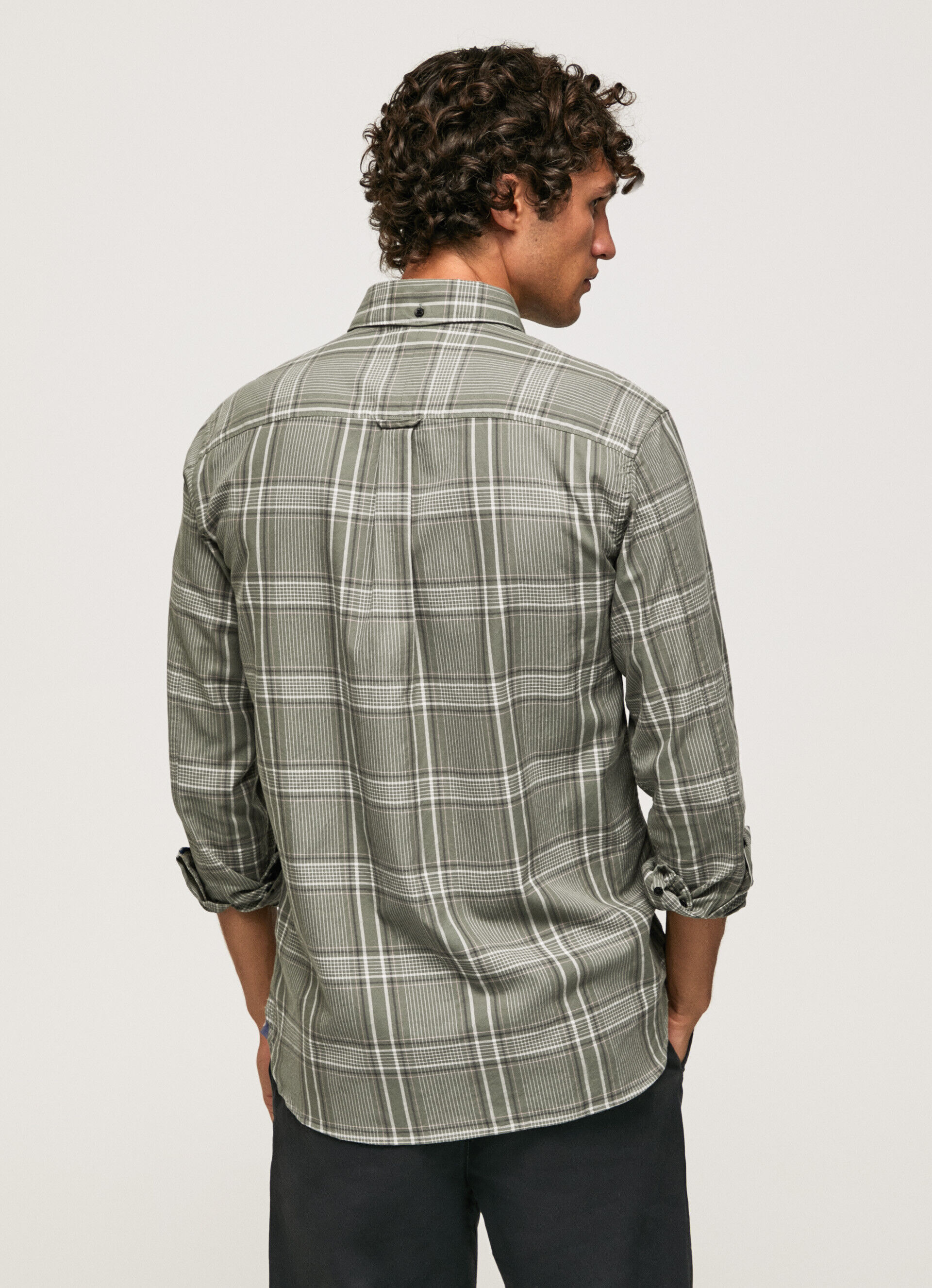 CAMISA XADREZ SLIM FIT - verde-casting