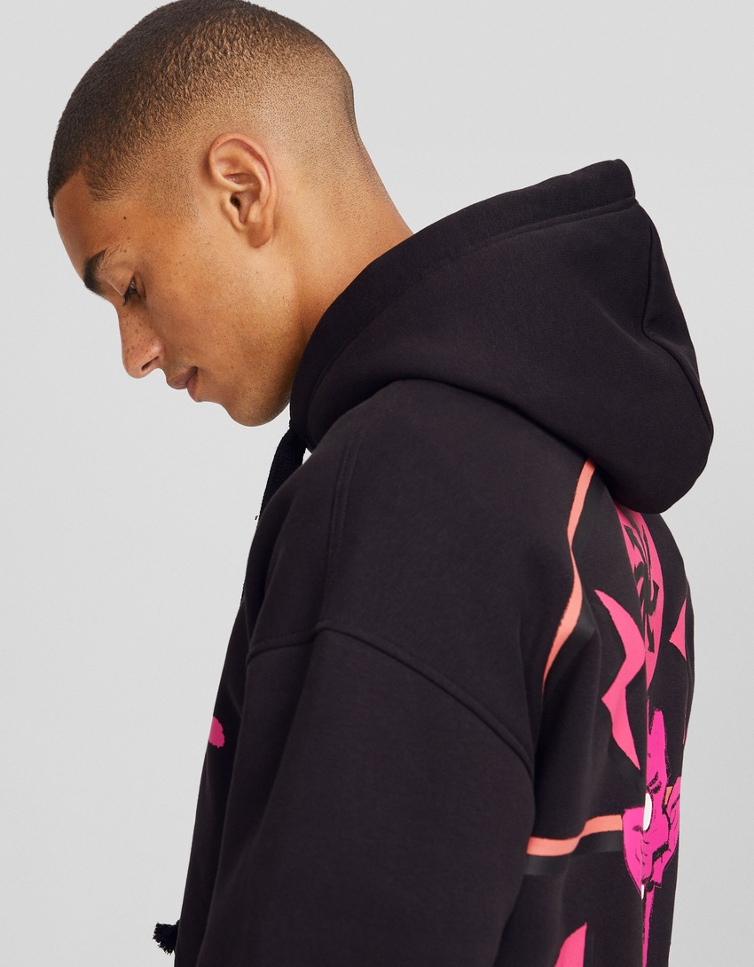 Moletom oversized com estampa dos Gorillaz