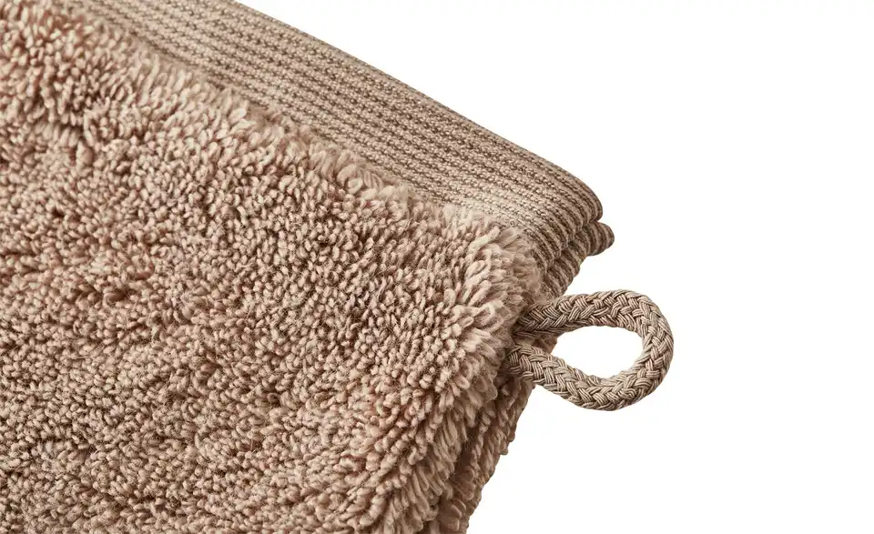como Waschhandschuh  Hellbraun 16x21 cm