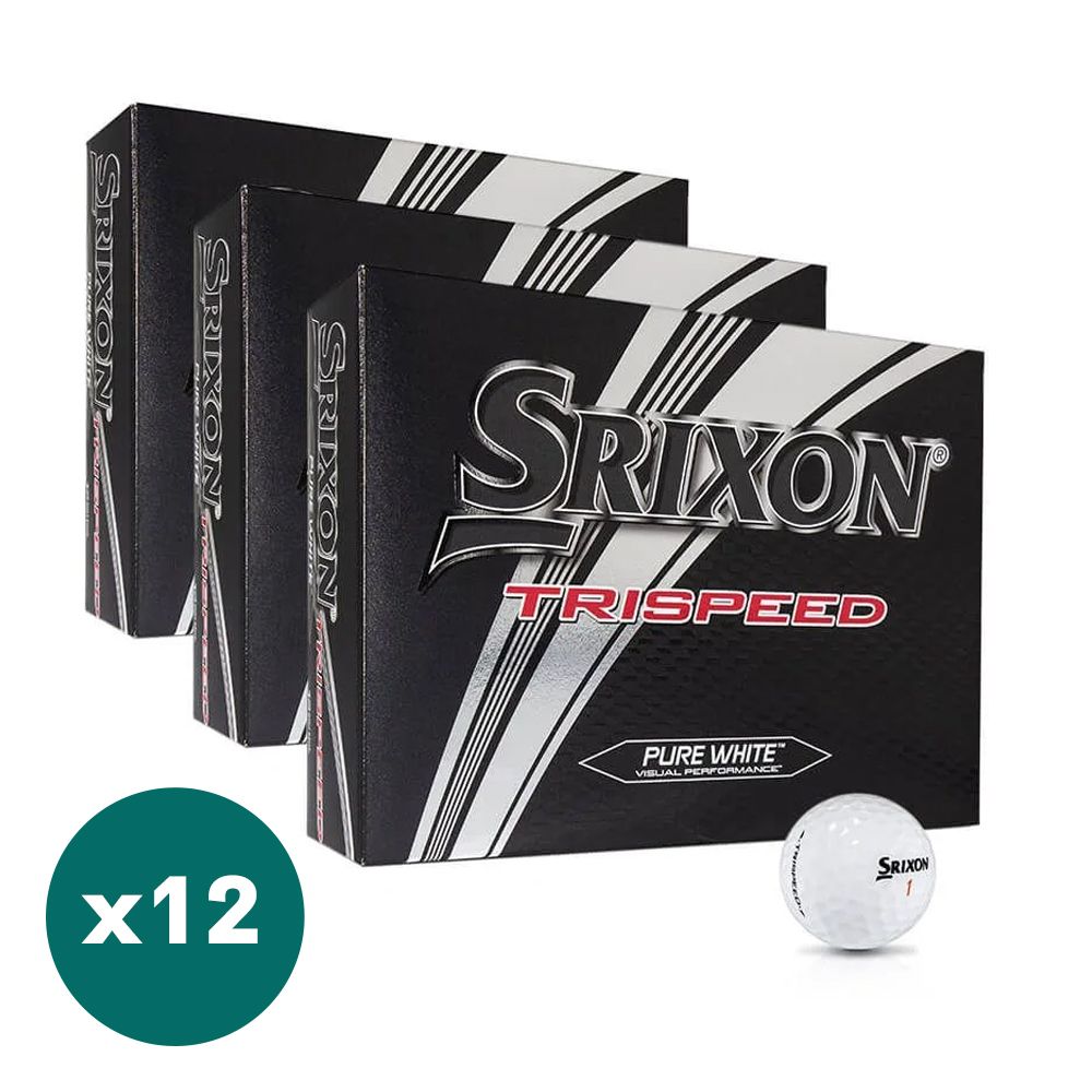 TriSpeed 4 3-Lags Golfball Hvit 12 Dusin