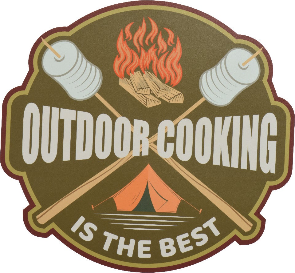 Decoris placemat Outdoor Cooking multi D 35 cm