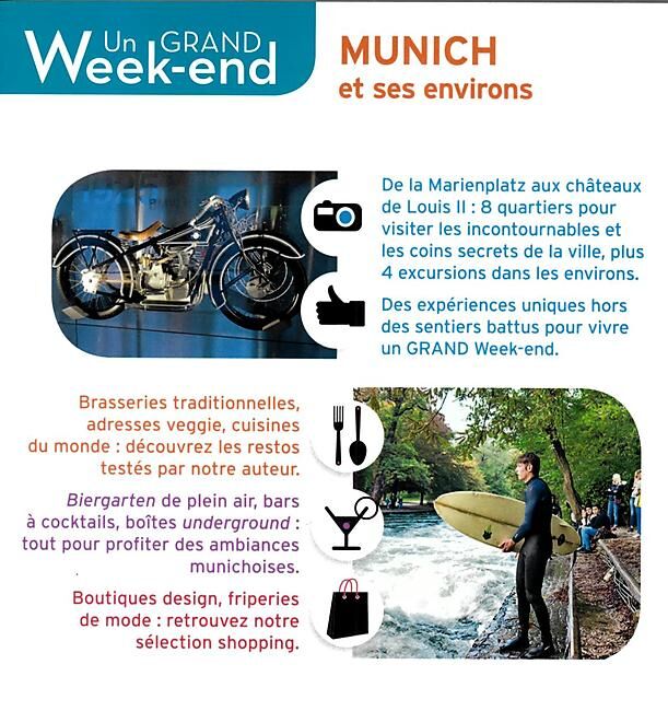 HACHETTE - UN GRAND WEEK END MUNICH