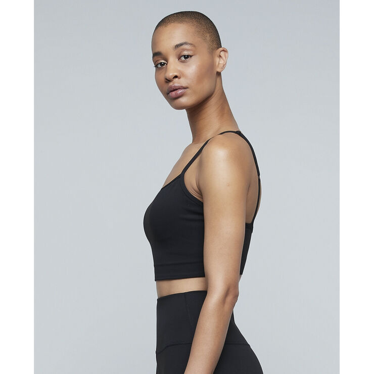 Moonchild Yoga Wear Lunar Luxe Bra Top Black iris
