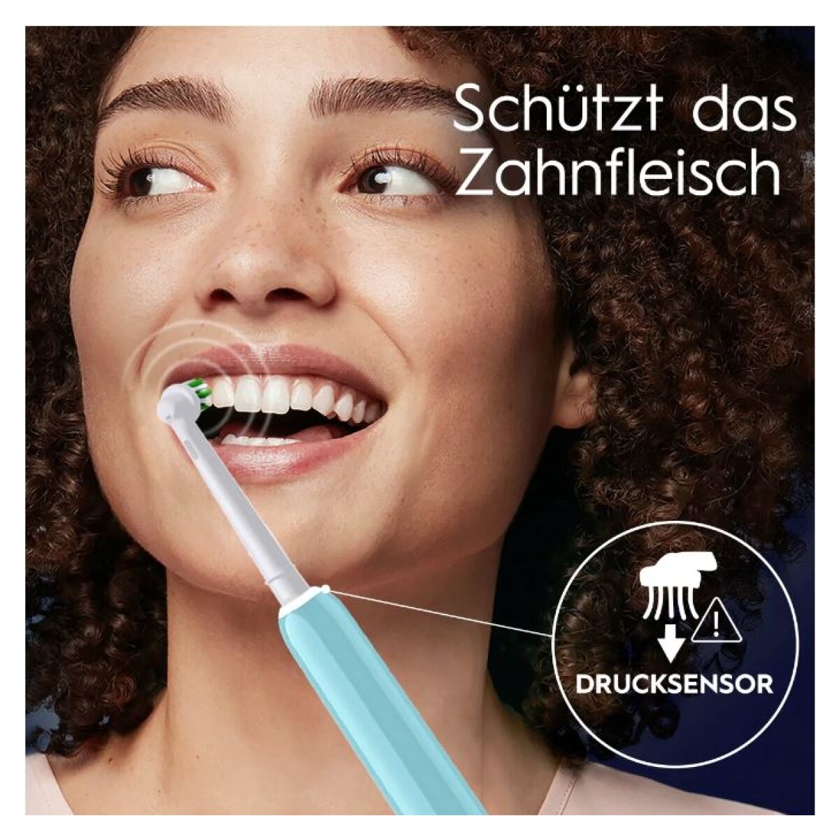 Oral-B Pro 1 Cross Action Caribbean Blue Elektrische Zahnbürste