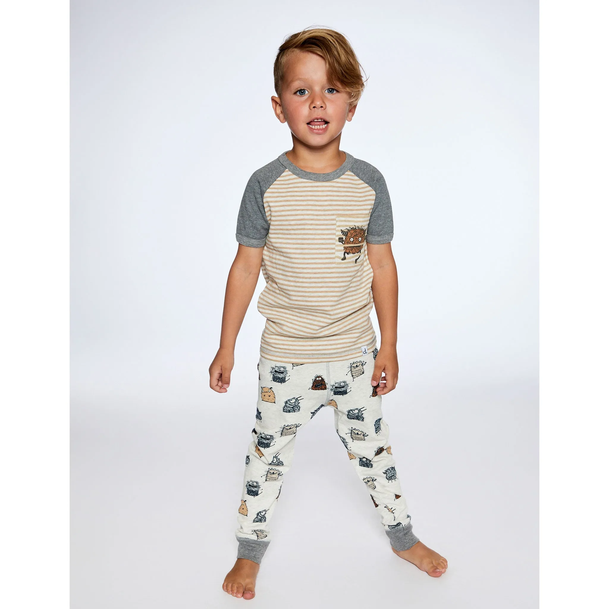 Deux par Deux Pyjama Monstres 7-10ans
