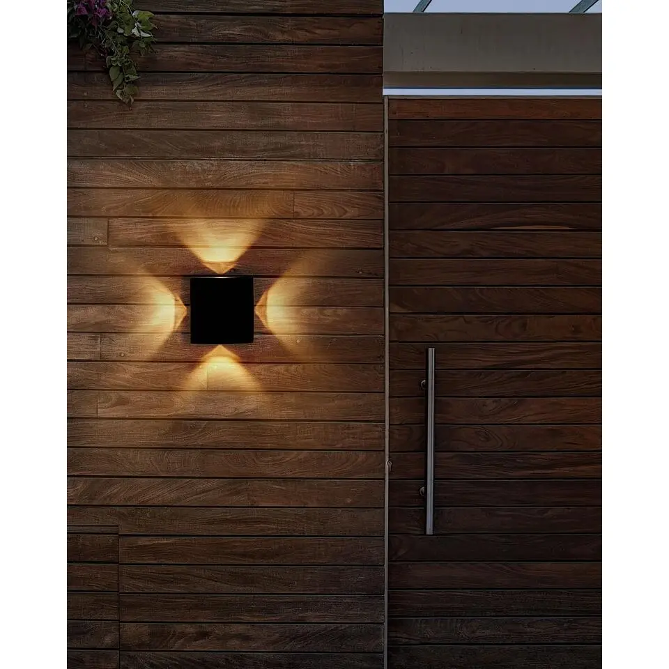 RAMAPO - Wandlamp set van 2 - Zwart - Aluminium