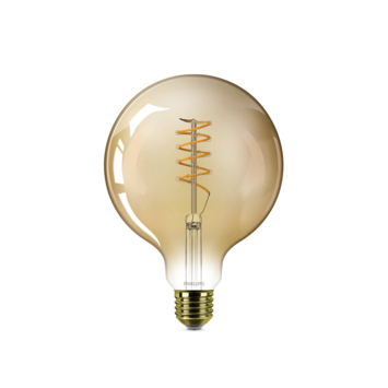 Philips LED globe E27 25W filament gld spiral dimbaar