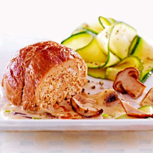 Paupiettes de veau sauce aux champignons