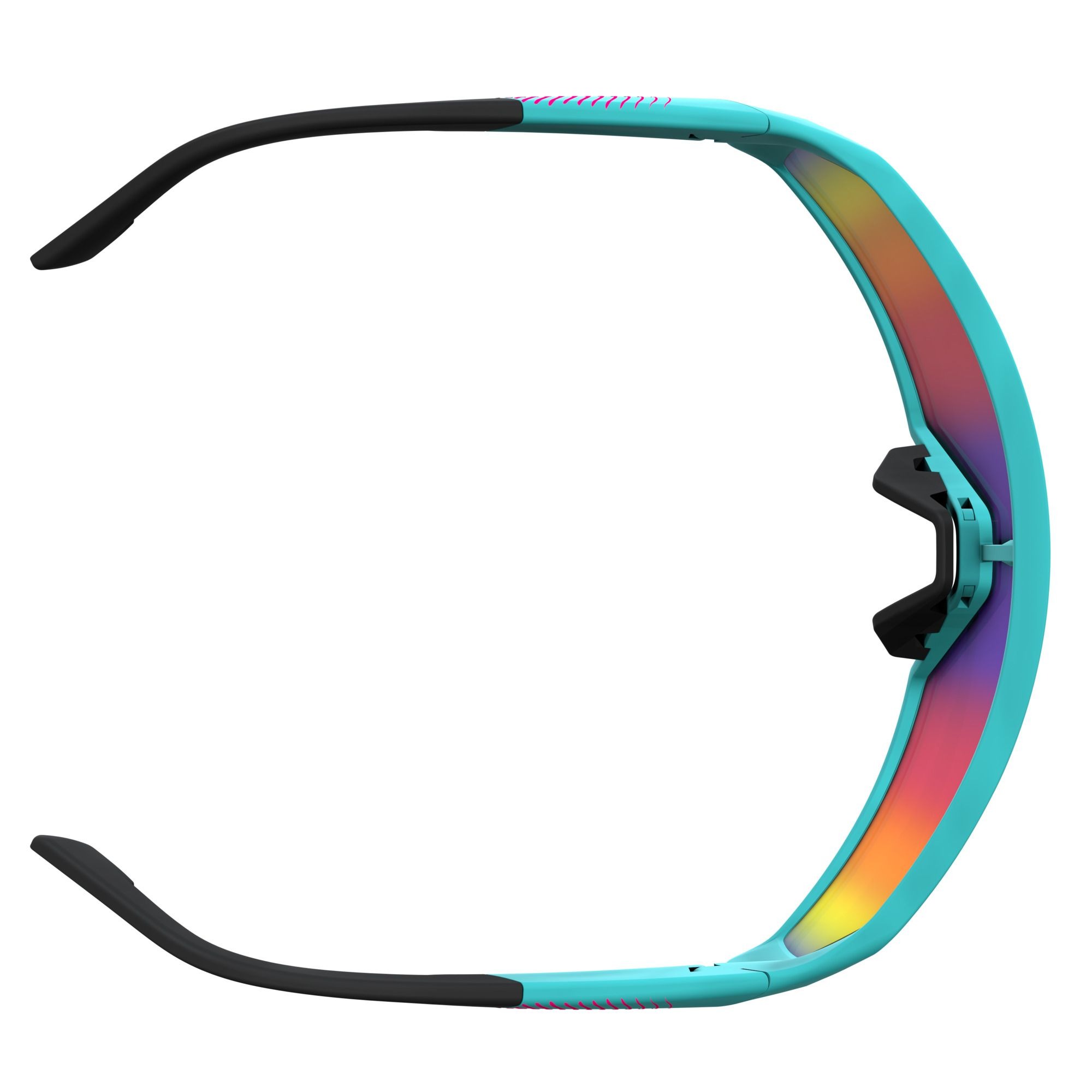 SCOTT Pro Shield Metaverse cykelbriller Stealth Blue/Radiant Pink/Teal Chrome