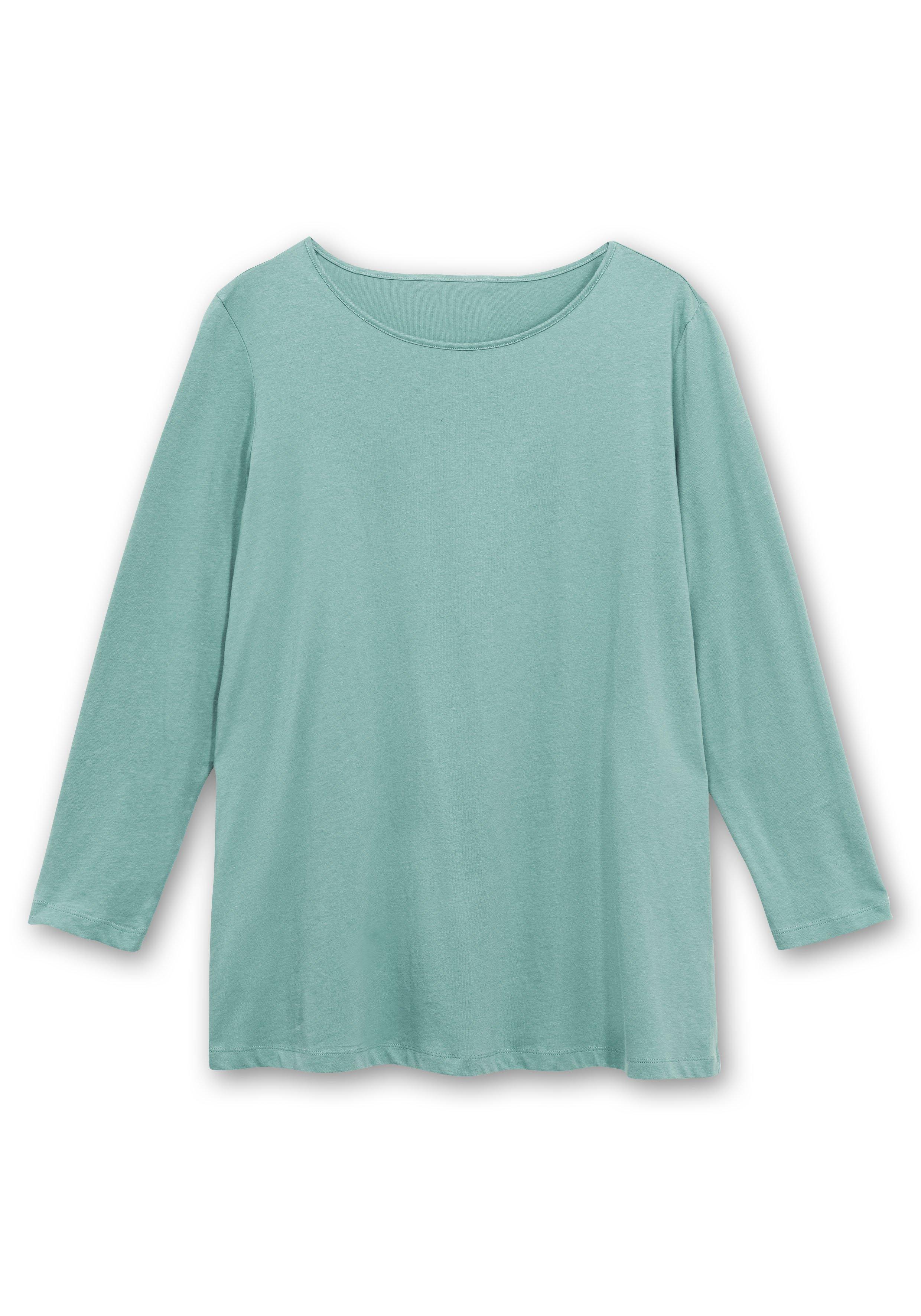Longshirt mit hohen Seitenschlitzen