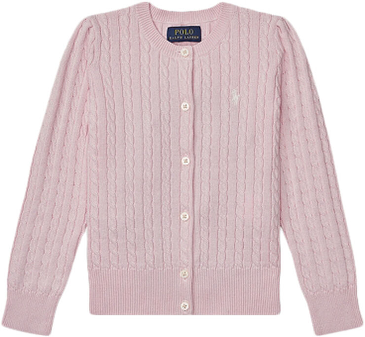 Polo Ralph Lauren Mini-Cable Cotton Cardigan Hint of pink