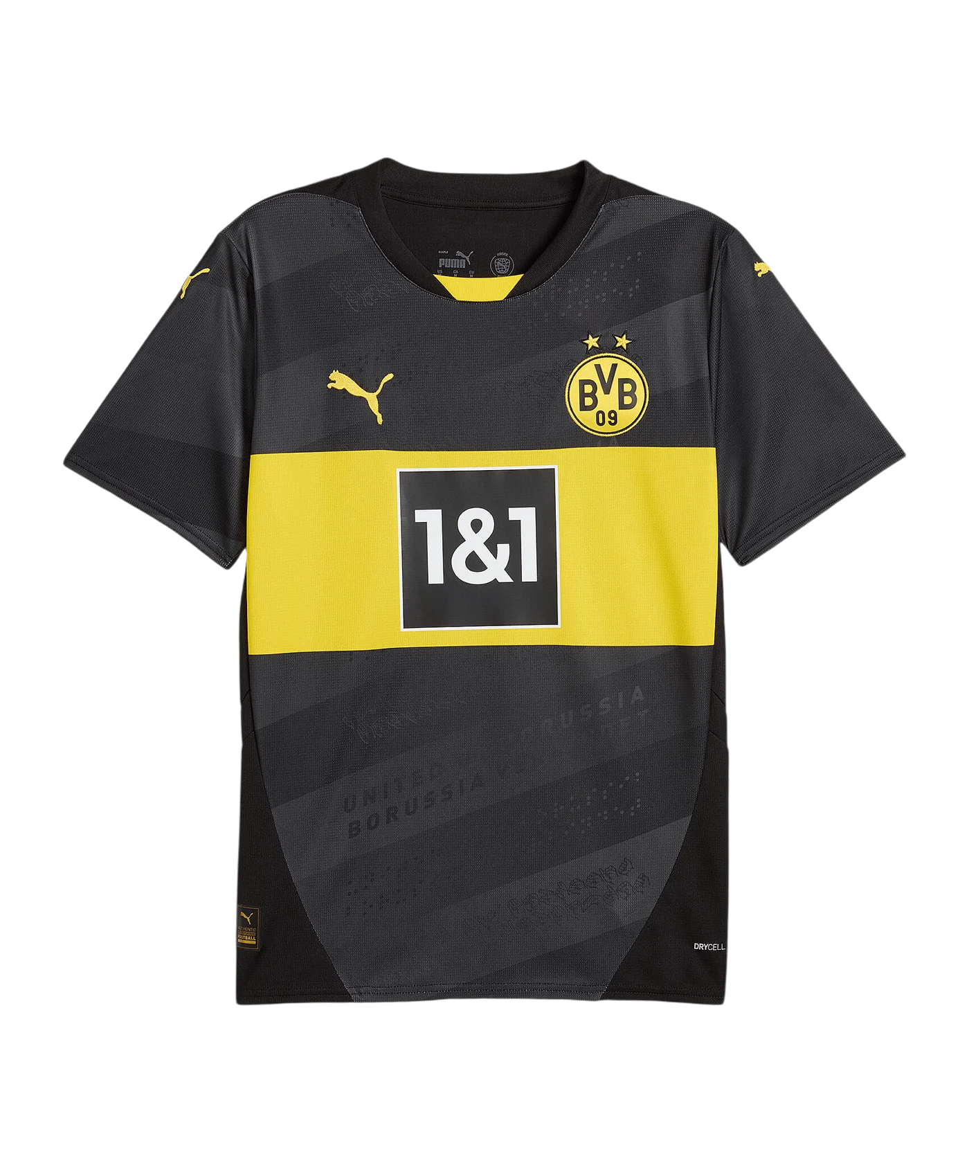 PUMA BVB Dortmund Trikot Away 2024/2025 Schwarz F02