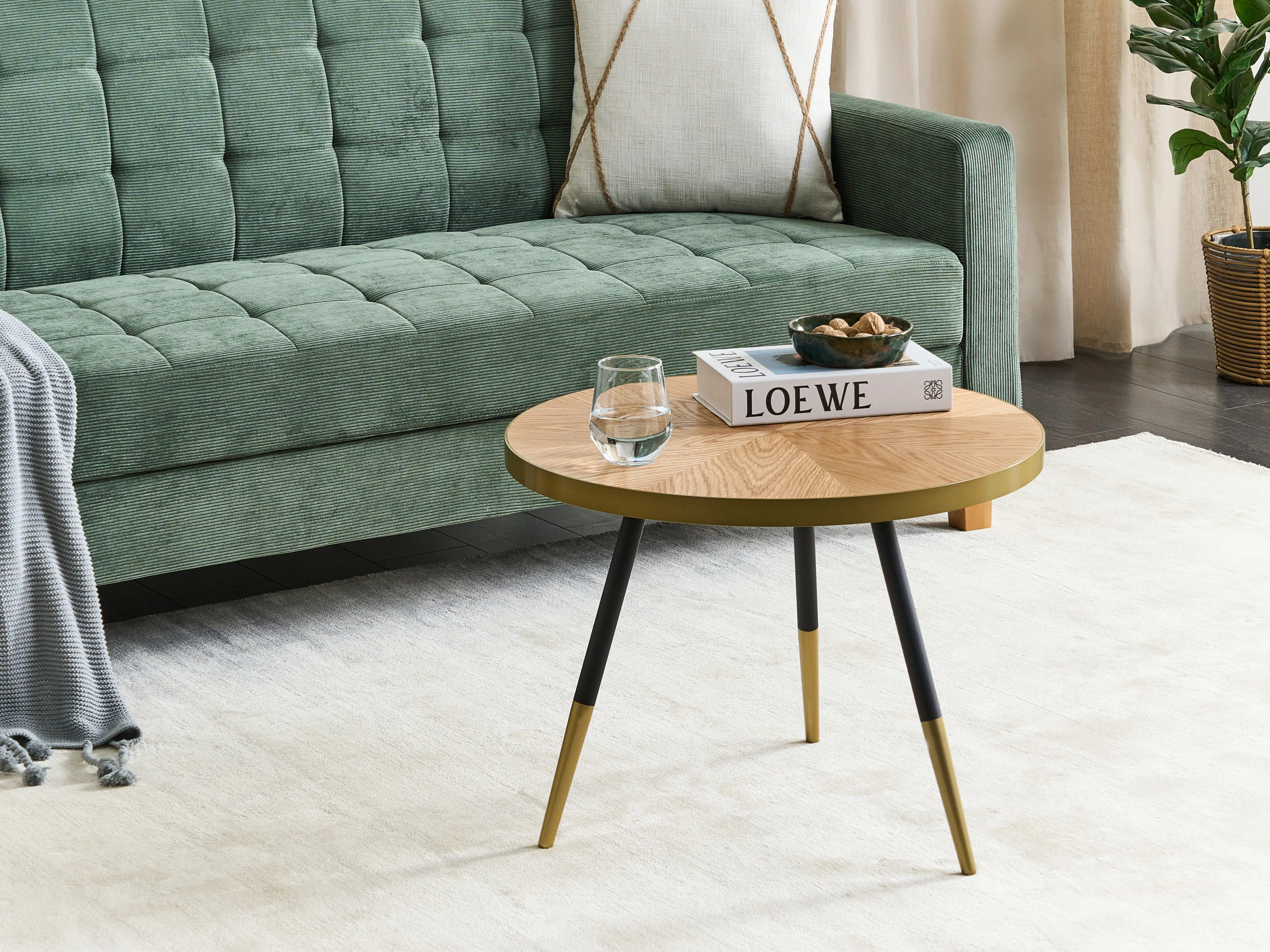 Salontafel RAMONA Licht essenhout