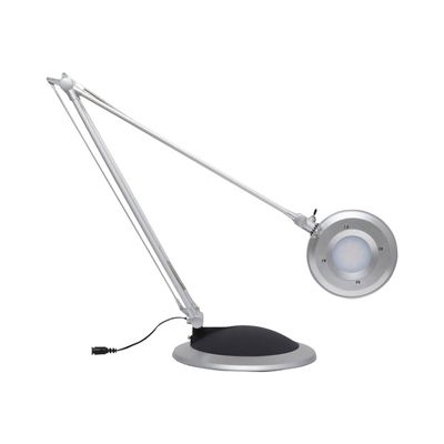 MaulBusiness - Lampe de bureau LED intégré - basse consommation 11W - argent