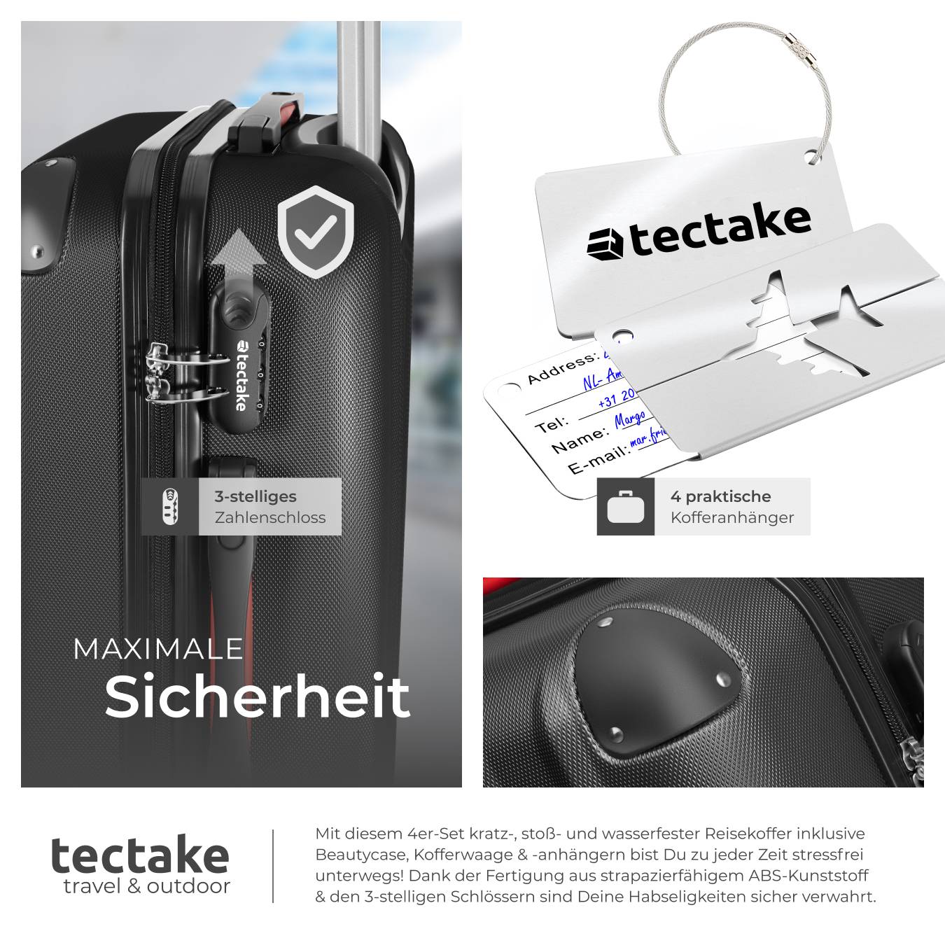 Hartschalenkoffer-Set Cleo