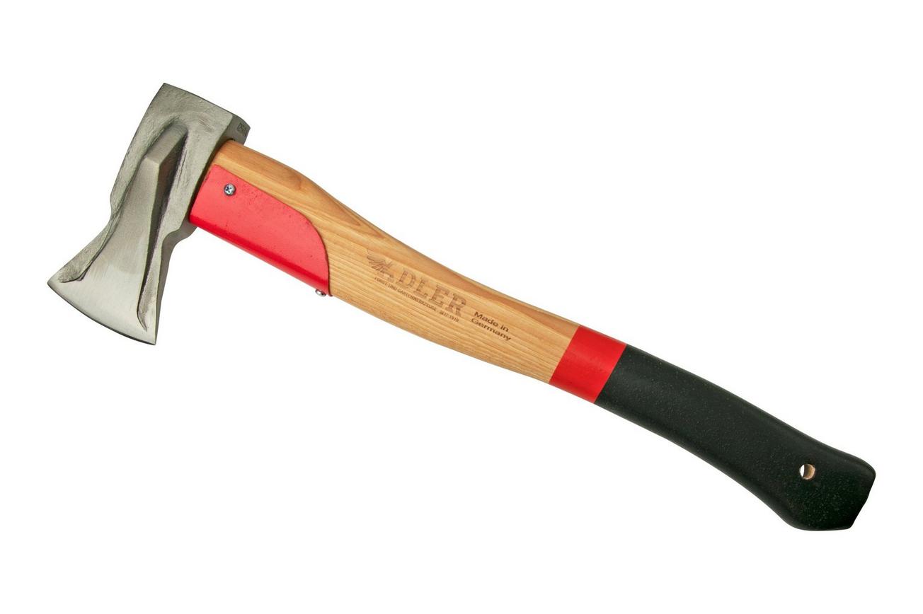 Adler Short Splitter, rood-zwart, kloofbijl