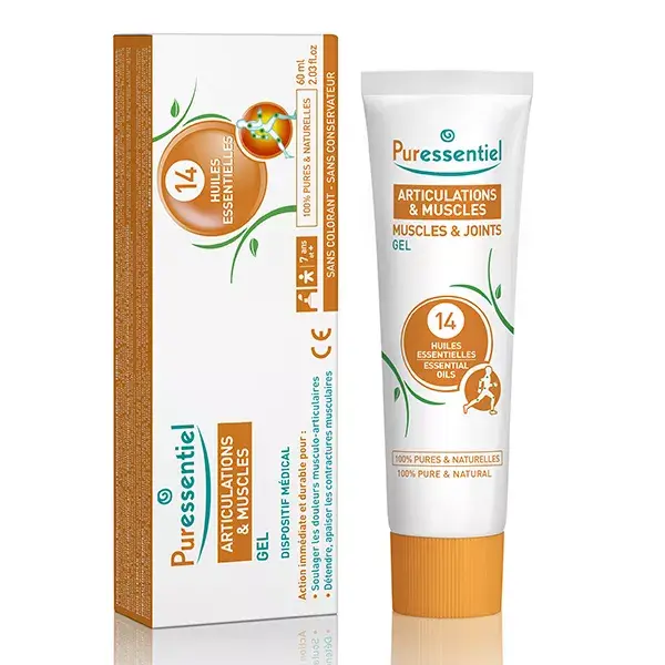Gel Puressentiel para Articulações e Músculos com 14 Óleos Essenciais 60ml