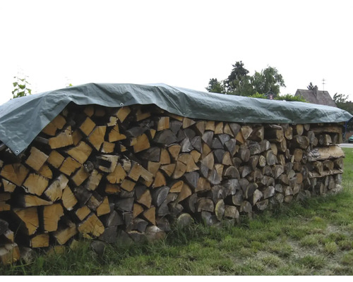Houten zeildoek 210 gr/m² groen 1,5 x 6 m