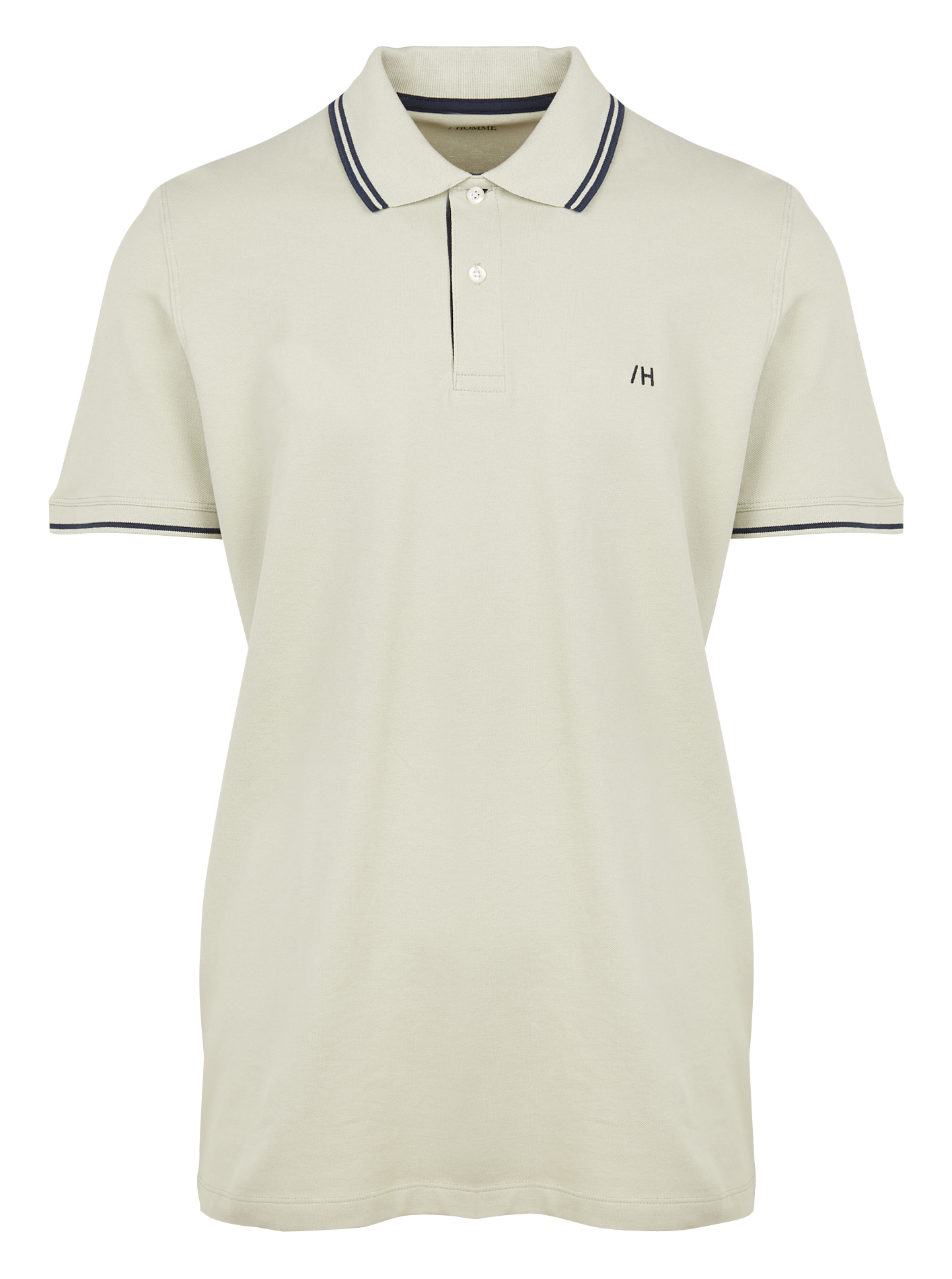 AZE SPORT - Polo regular fit en coton biologique mélangé | Beige